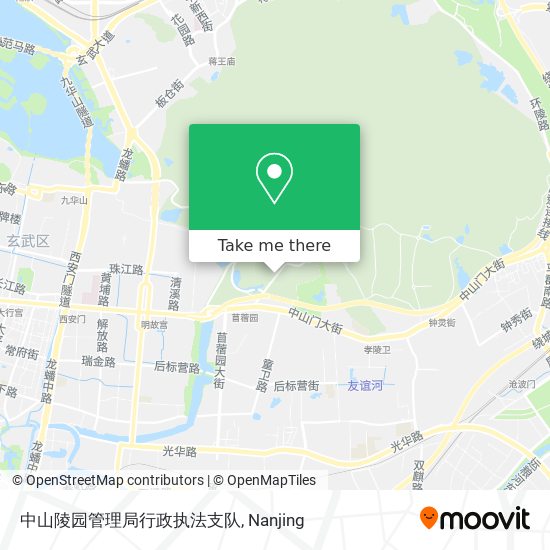 中山陵园管理局行政执法支队 map