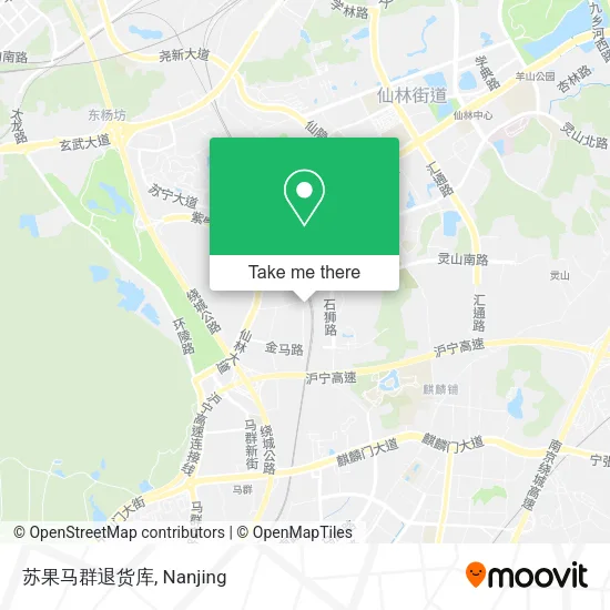 苏果马群退货库 map