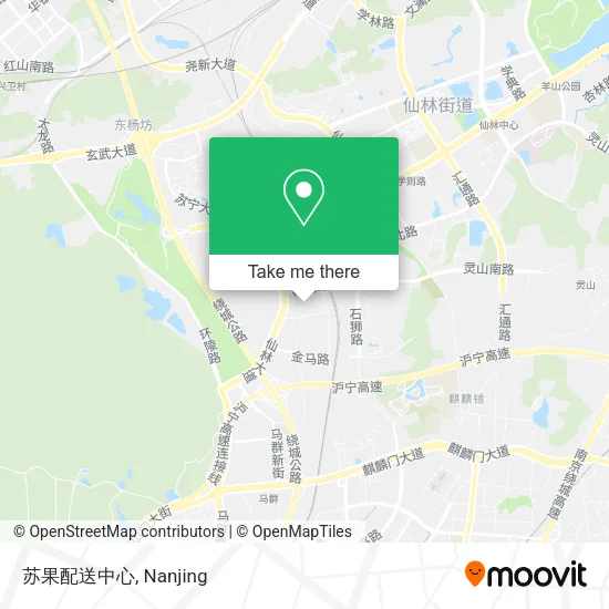 苏果配送中心 map
