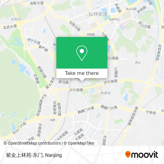 紫金上林苑-东门 map