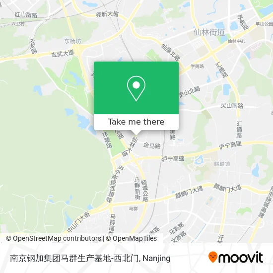 南京钢加集团马群生产基地-西北门 map
