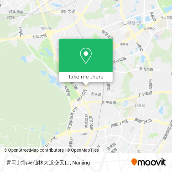 青马北街与仙林大道交叉口 map