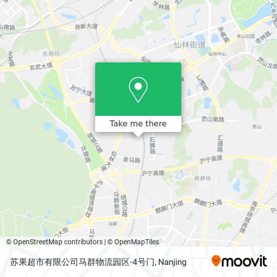 苏果超市有限公司马群物流园区-4号门 map