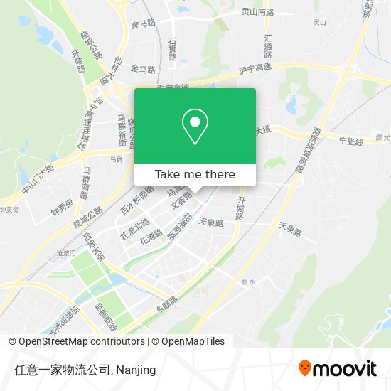 任意一家物流公司 map