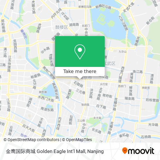 金鹰国际商城 Golden Eagle Int'l Mall map
