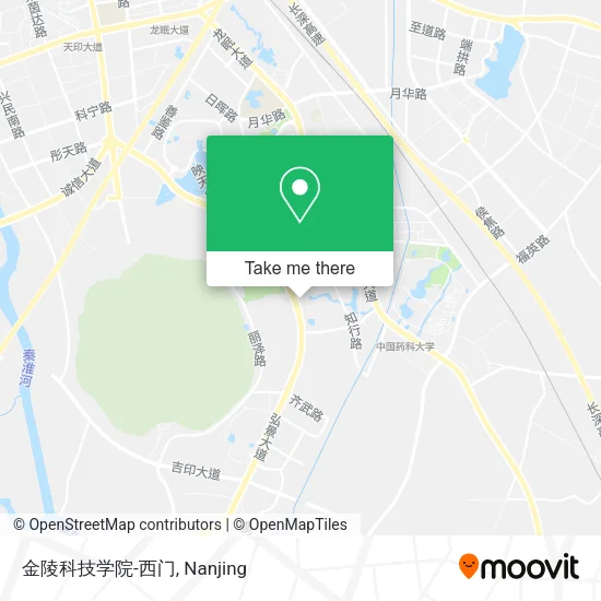 金陵科技学院-西门 map