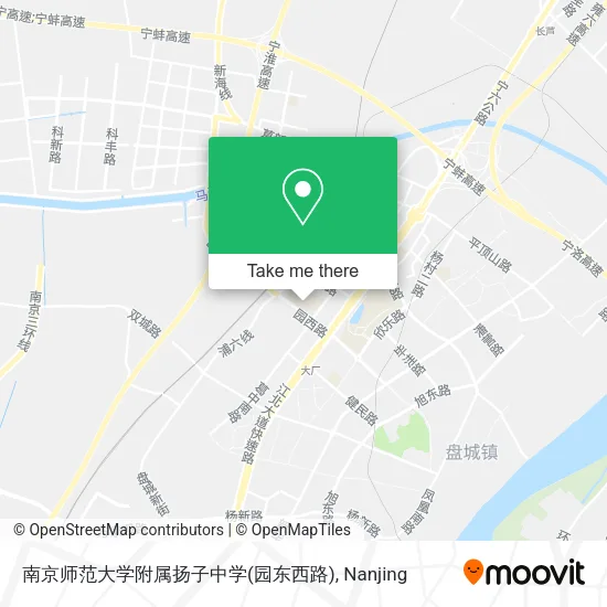 南京师范大学附属扬子中学(园东西路) map