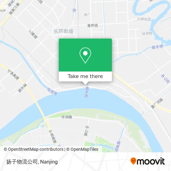 扬子物流公司 map