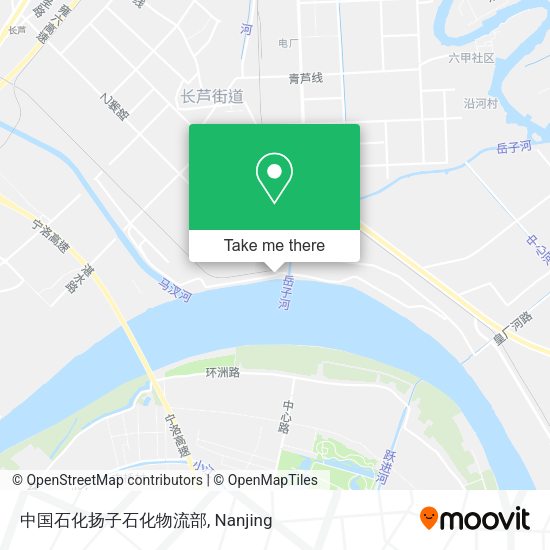 中国石化扬子石化物流部 map