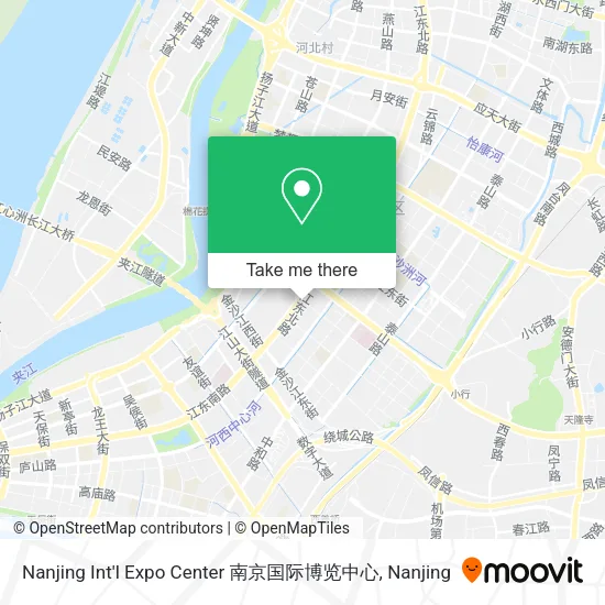 Nanjing Int'l Expo Center 南京国际博览中心 map