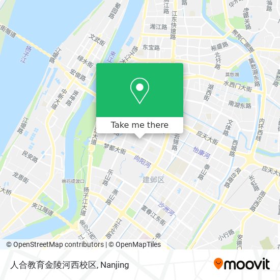 人合教育金陵河西校区 map