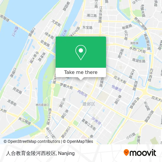 人合教育金陵河西校区 map