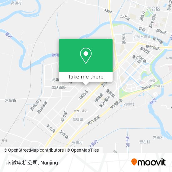 南微电机公司 map