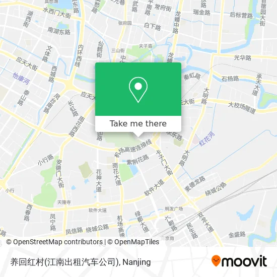 养回红村(江南出租汽车公司) map