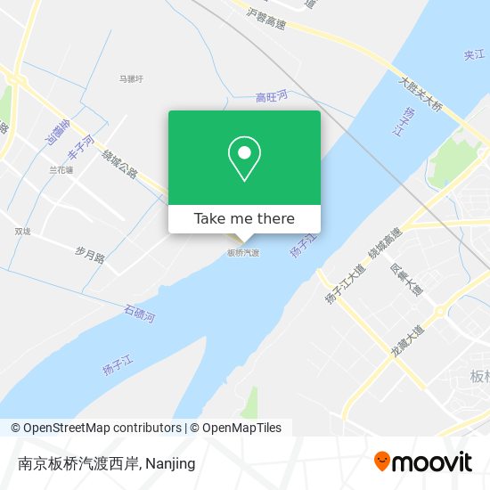 南京板桥汽渡西岸 map