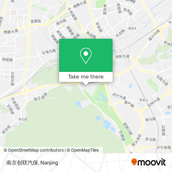 南京创联汽保 map