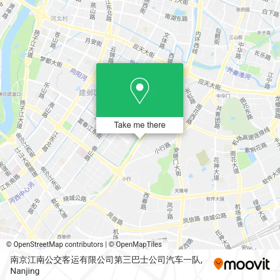 南京江南公交客运有限公司第三巴士公司汽车一队 map