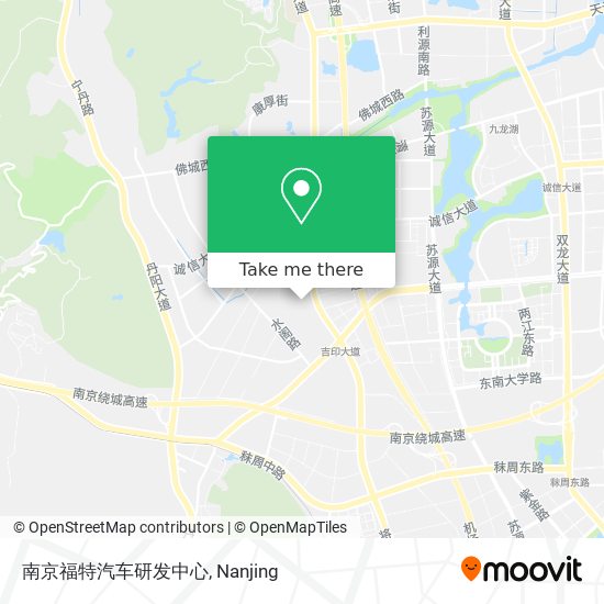 南京福特汽车研发中心 map