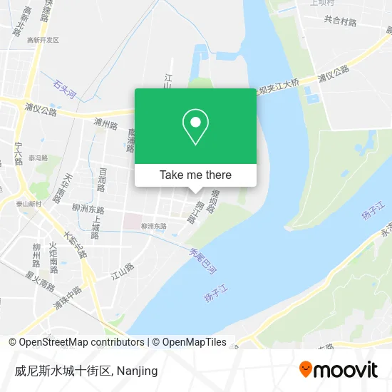 威尼斯水城十街区 map