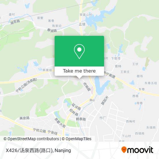X426/汤泉西路(路口) map