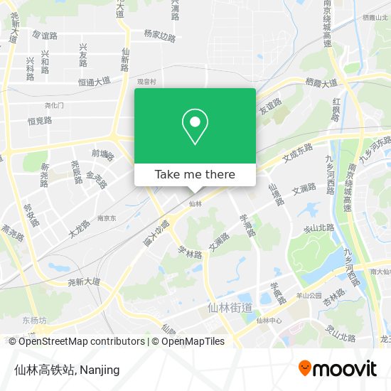 仙林高铁站 map