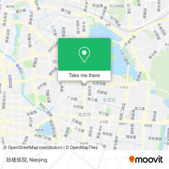 鼓楼医院 map
