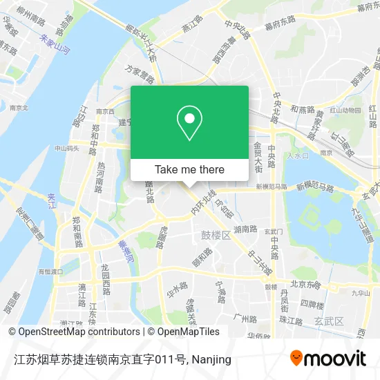 江苏烟草苏捷连锁南京直字011号 map