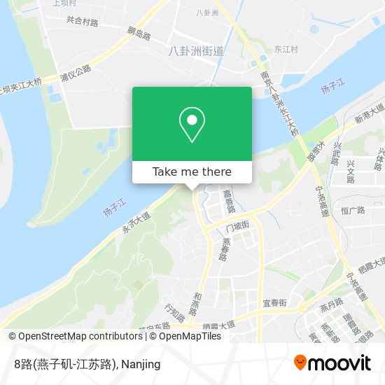 8路(燕子矶-江苏路) map