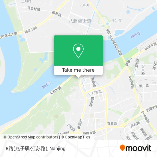 8路(燕子矶-江苏路) map
