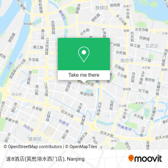 速8酒店(莫愁湖水西门店) map