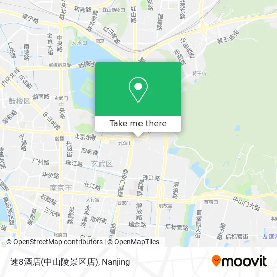 速8酒店(中山陵景区店) map
