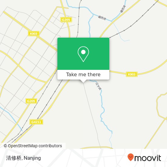 清修桥 map