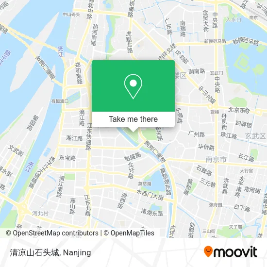 清凉山石头城 map