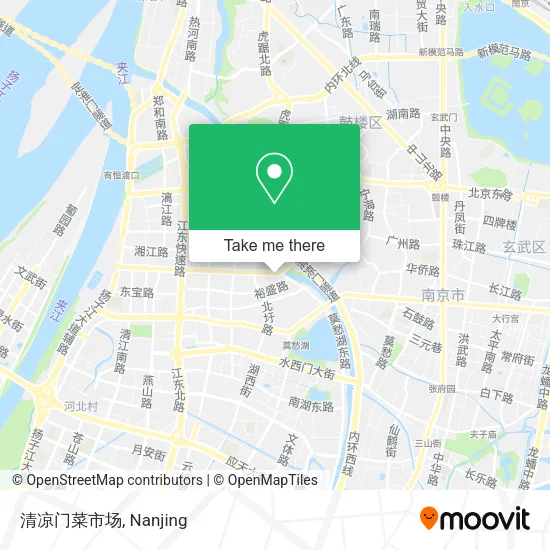 清凉门菜市场 map