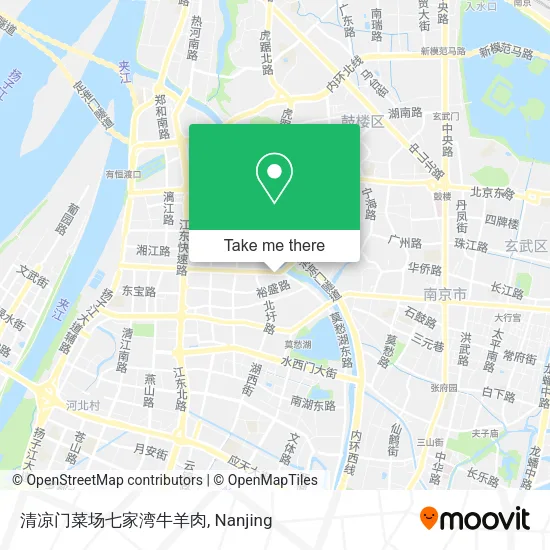 清凉门菜场七家湾牛羊肉 map