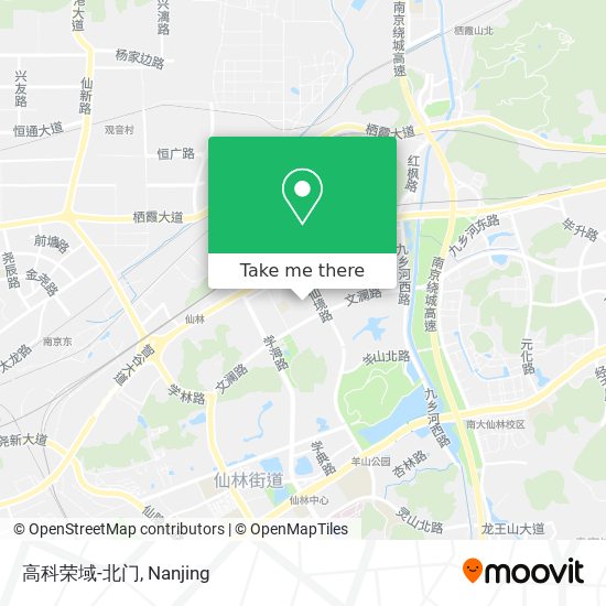 高科荣域-北门 map