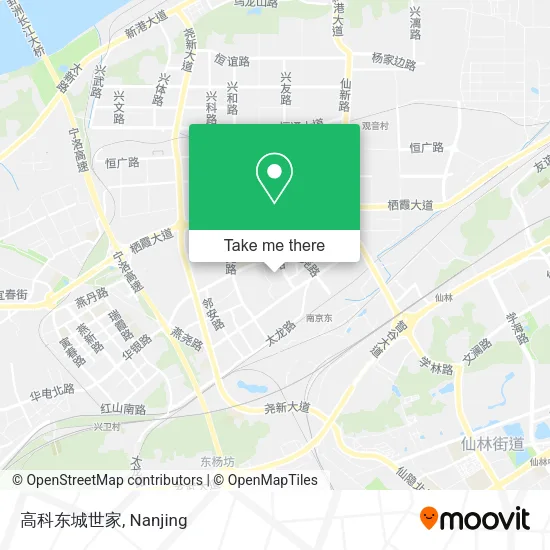 高科东城世家 map