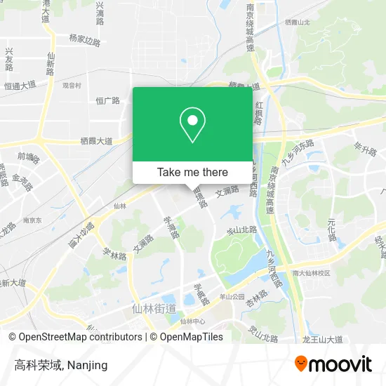 高科荣域 map