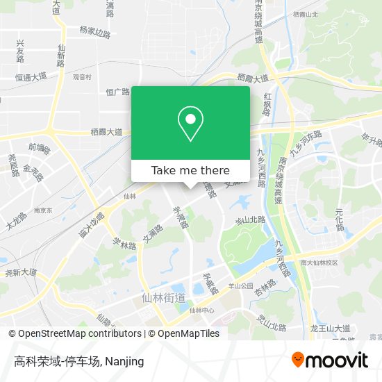 高科荣域-停车场 map