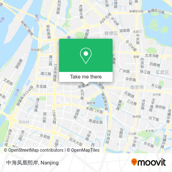 中海凤凰熙岸 map