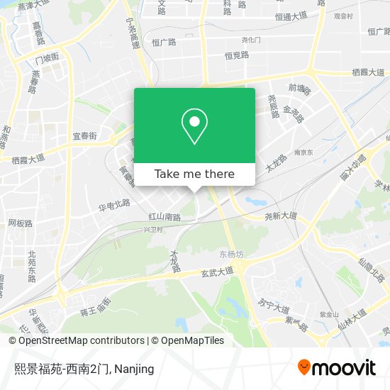 熙景福苑-西南2门 map