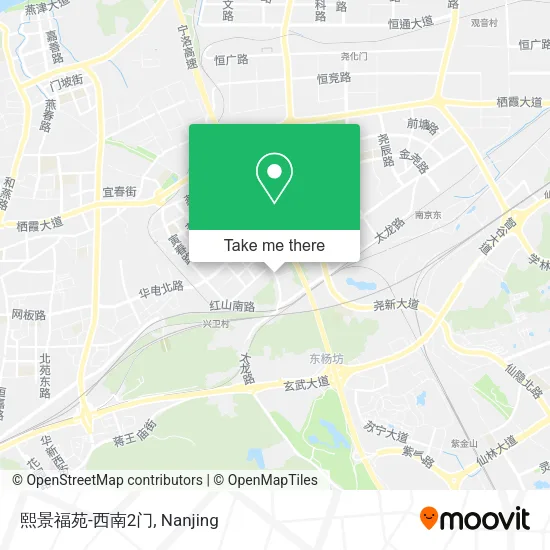 熙景福苑-西南2门 map