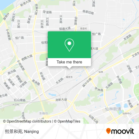 熙景和苑 map