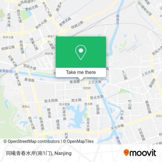 同曦青春水岸(南1门) map