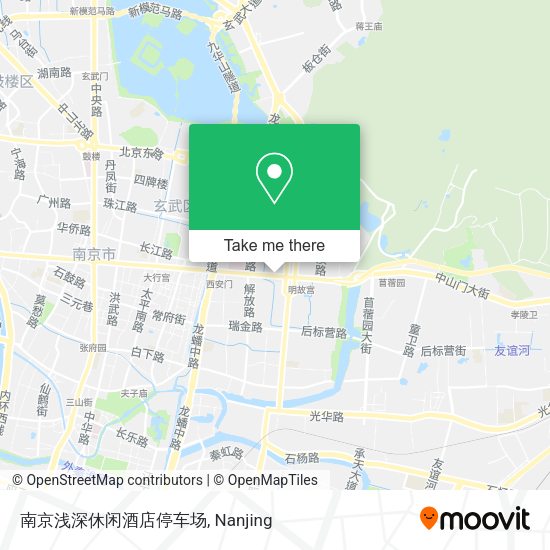 南京浅深休闲酒店停车场 map