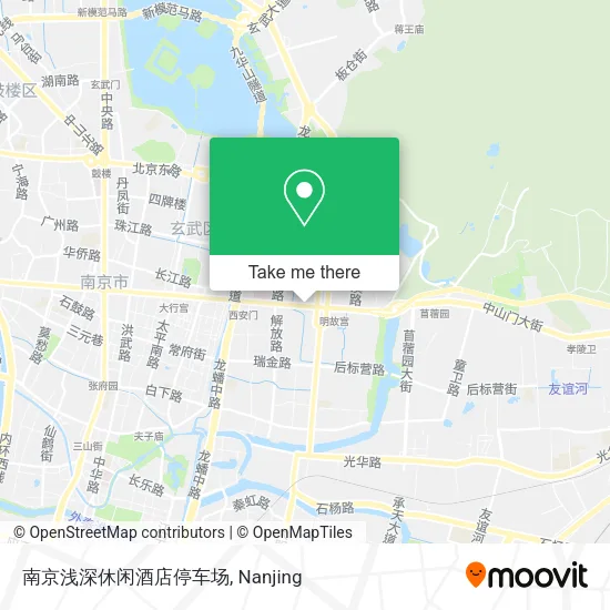 南京浅深休闲酒店停车场 map