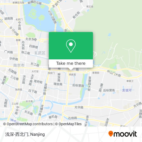 浅深-西北门 map