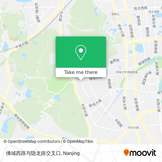 佛城西路与隐龙路交叉口 map