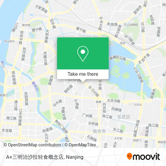 A+三明治沙拉轻食概念店 map