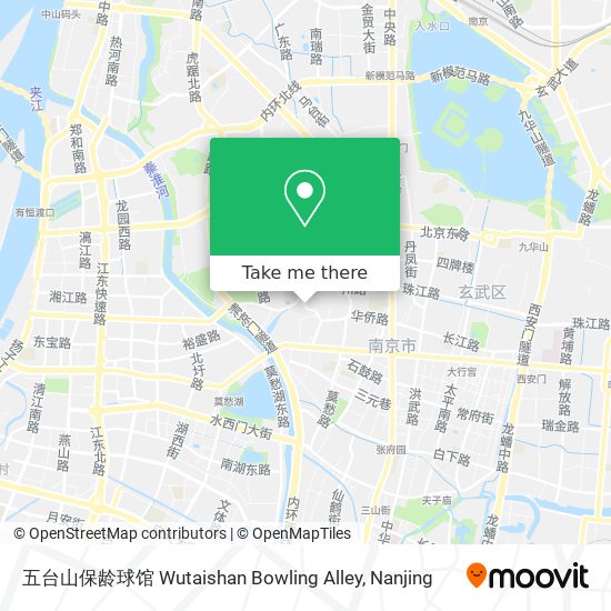 五台山保龄球馆 Wutaishan Bowling Alley map